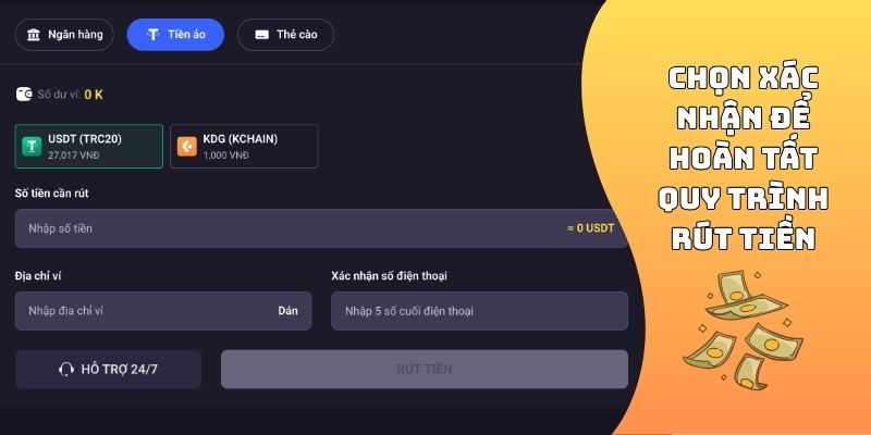Nạp rút tiền HD88