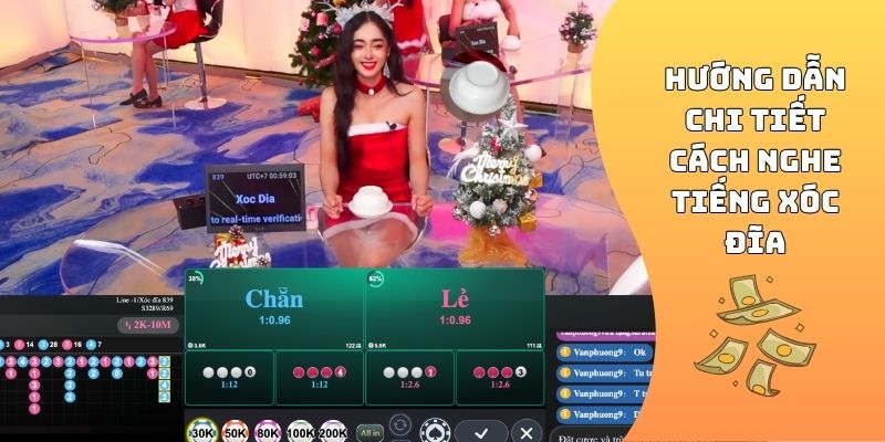 cách nghe tiếng xóc đĩa chuẩn