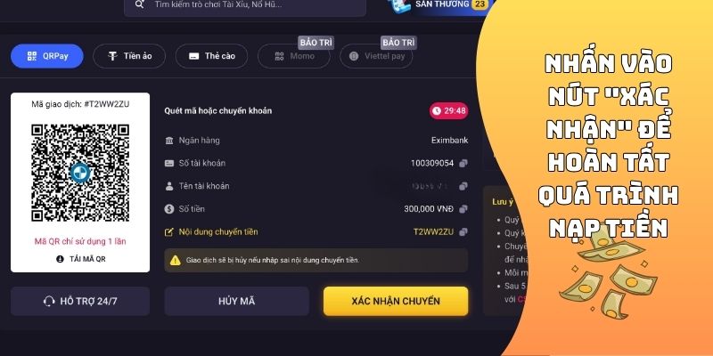 Nạp rút tiền HD88